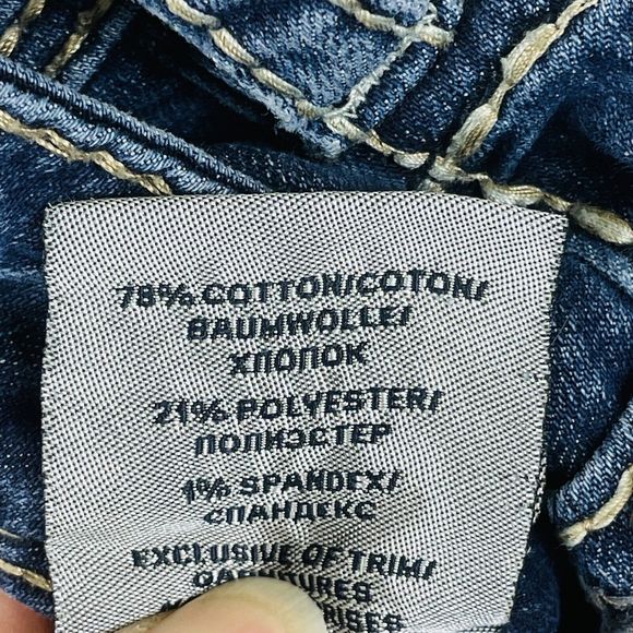 Silver Suki‎ 17" Heavy Distressed Destroyed Boot Cut Denim Jeans Womens 28 x 31 - Picture 15 of 15